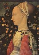 Portrait of Ginevra d'Este (mk05), Antonio Puccio Called Pisanello